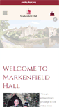 Mobile Screenshot of markenfieldhall.com